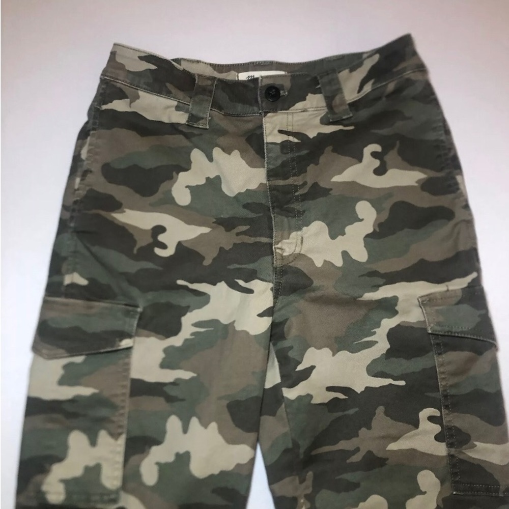 Madewell Jeans 28 Womens The High-Rise Slim Boyjean in Cottontail Camo Pants